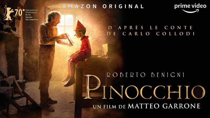 PINOCCHIO, le film de Matteo Garrone sort directement sur Amazon Prime