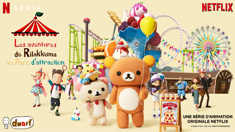 Les Aventures de Rilakkuma au Parc d'Attraction