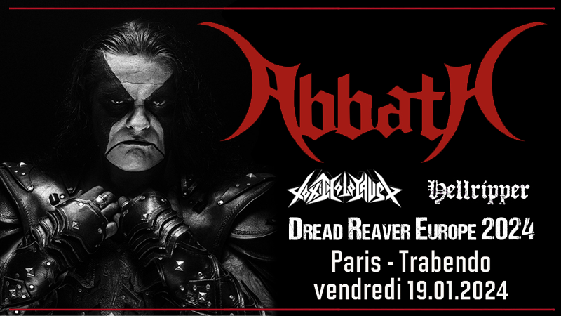 Abbath - Trabendo - 19 janvier 2024 - Chronique Concert