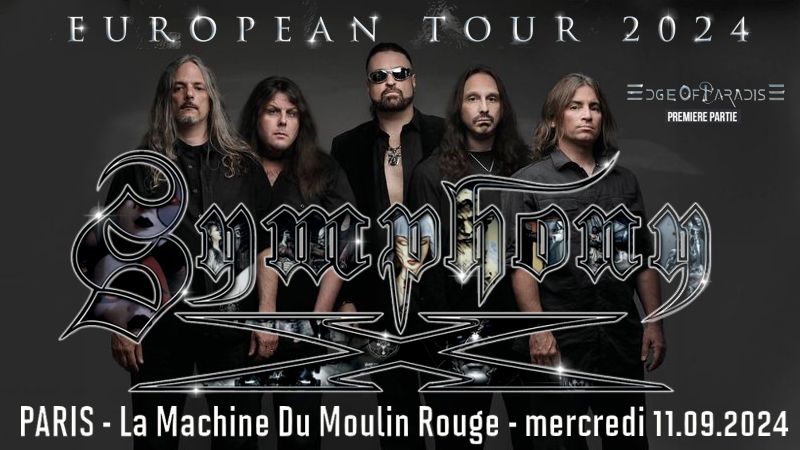 Symphony X - Europe Tour 2024 - La Machine Du Moulin Rouge - Paris - 11/09/2024
