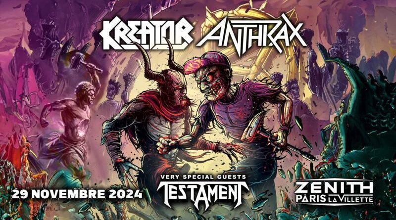 Anthrax, Kreator, Testament - Zenite