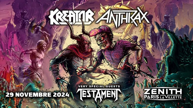 Anthrax, Kreator, Testament - Zenite