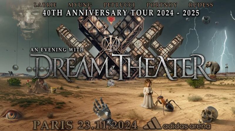 Dream Theater Adidas Arena - Paris - 23/11/2024