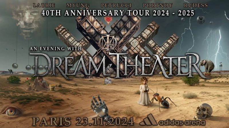 Dream Theater Adidas Arena - Paris - 23/11/2024