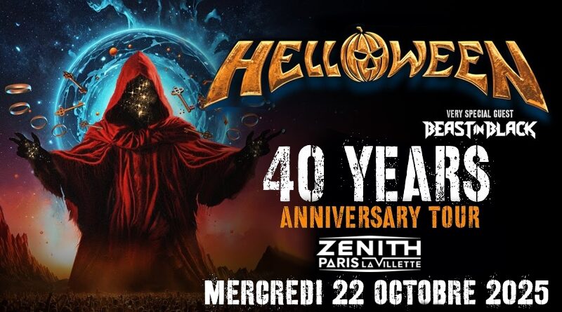 Helloween -40 Years Anniversary Tour - Zénith- Paris - 22 Octobre 2025
