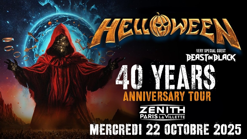 Helloween -40 Years Anniversary Tour - Zénith- Paris - 22 Octobre 2025