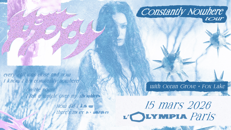 POPPY - CONSTANTLY NOWHERE TOUR - L'OLYMPIA - PARIS - 15 MARS 2026 [Chronique Concert]